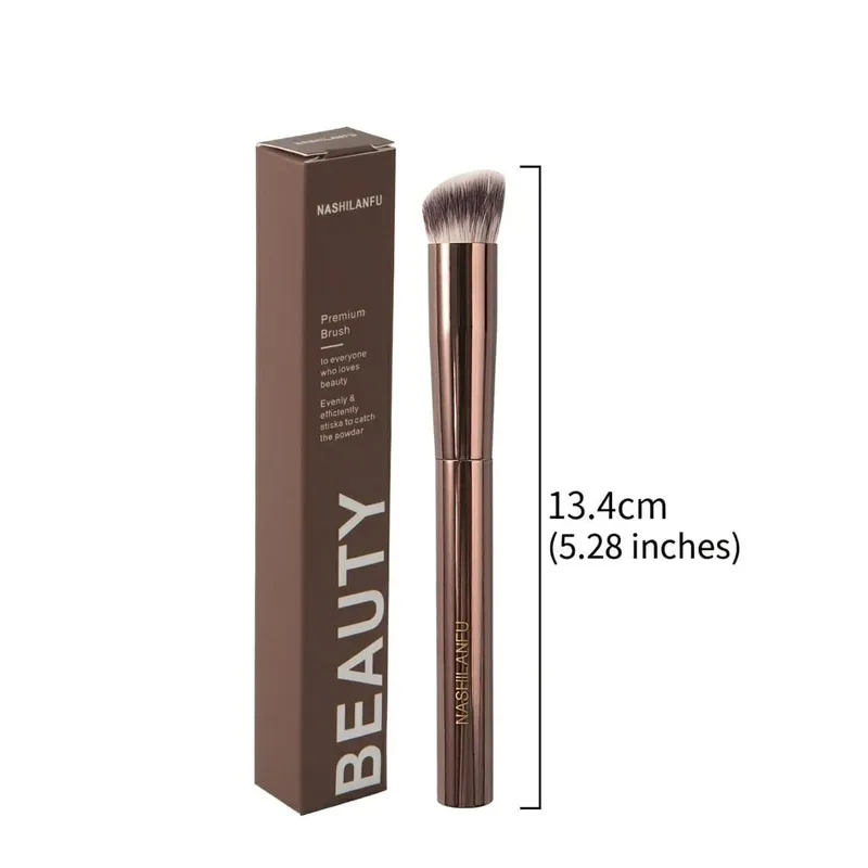 Serie de brochas de maquillaje, base en polvo, corrector, colorete, contorno, sombra de ojos, delineador de ojos, punteado, resaltador, cepillo para esculpir — image 17