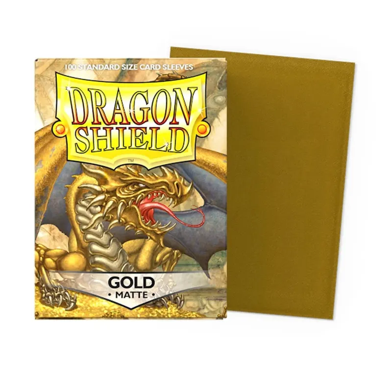 100 PCS/BOX 66x91mm Saiz Standard Demark Dragon Shield Lengan Kad Matte untuk Lengan Kad Permainan Papan MTG/PKM/YGO/TCG