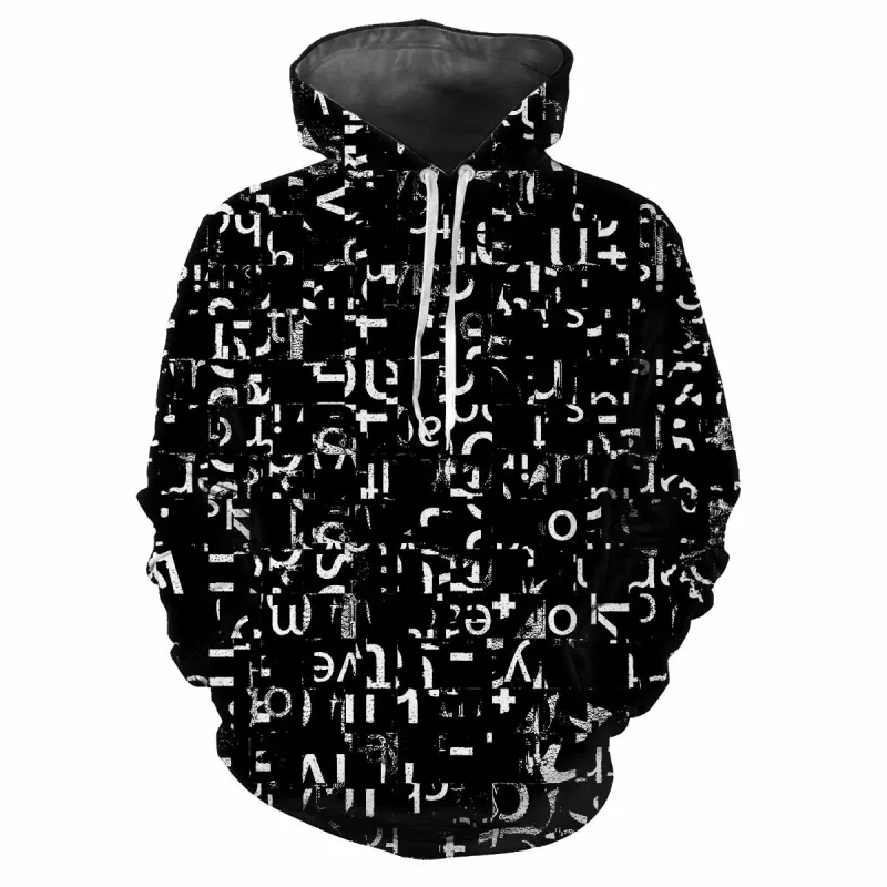 2024 Fashion Men's Hooded Printed Letter Pattern Sweatshirt Casual Long Sleeve Hooded Top Street Design Men's Sportswear — image 19