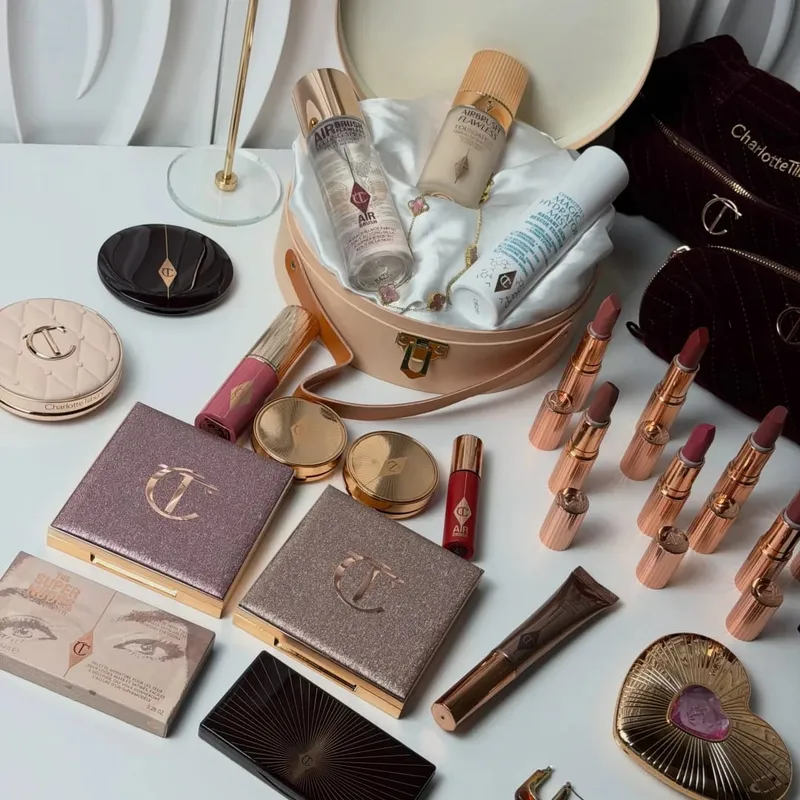 Charlotte Tilbury Concealer Foundation Kontur Cecair Licin Meningkatkan Kontur Wajah Mekap Gebu Mekap Tahan Lama Dengan Kotak — image 7