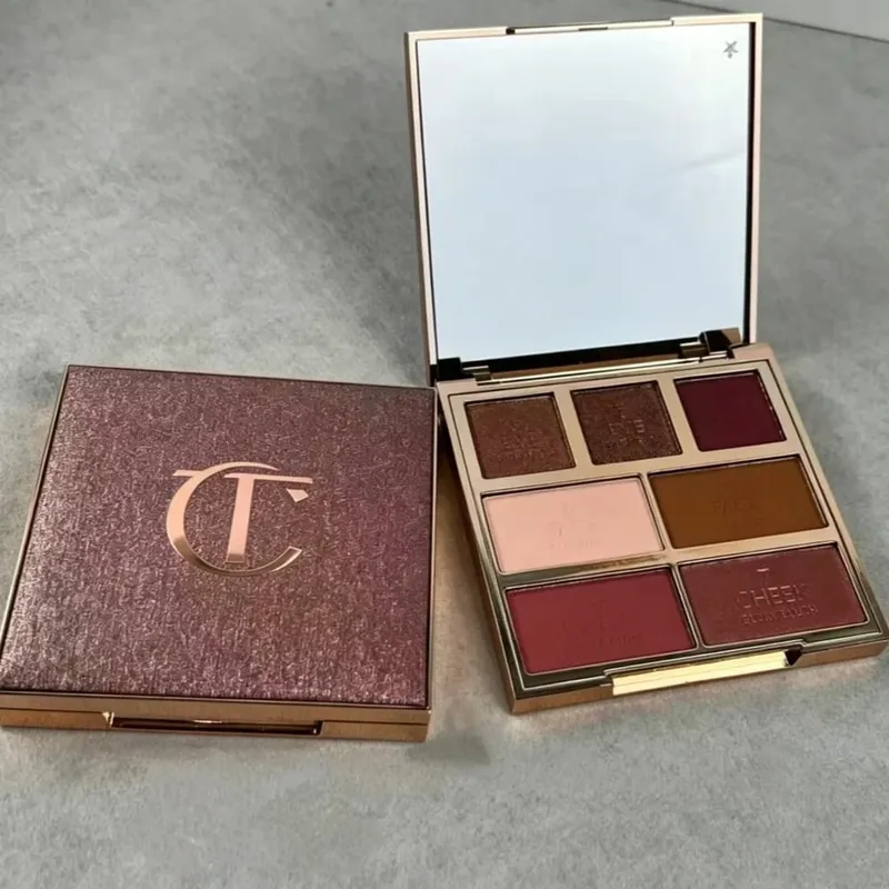 Charlotte Tilbury-aerógrafo en polvo difuminado, sin poros y resaltador, iluminador, luminoso, de larga duración, enfoque suave, brillo, regalos de maquillaje