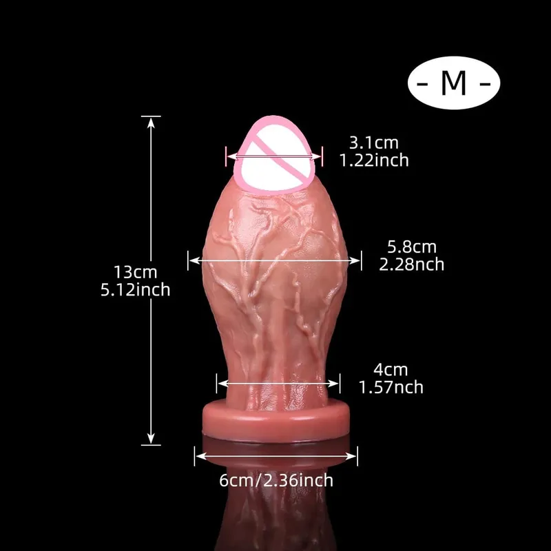 Dildo Simulation Penis Real Vein Anal Plug S-XXL With Suction Cup Women Sex Toys G-point Massage Men Prostate Stimulation 18+