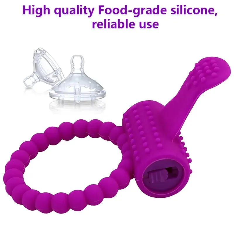 Anillo vibrador para pene, anillos vibratorios, estimulador del clítoris, pene, erección erecta, mejora la capacidad sexual, producto, Juguetes sexuales para hombres
