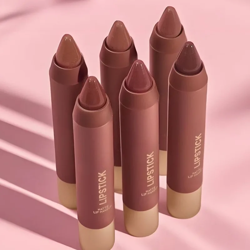 Matte Soft Mist Lip Liner Lipsticks 6 Colors Smooth and Pigmented Non-Stick Chocolate Lipsticks — image 6