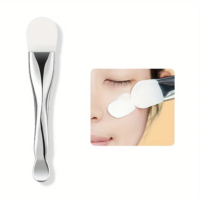 Brosse pour masque Facial en Silicone à Double tête, grattoir de nettoyage du visage, Type de torchon, Film de boue, brosse spéciale, outil de beauté, pinceaux de maquillage — image 8