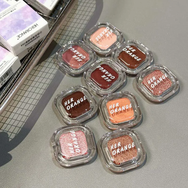 Eyeliner Monochrome rouge marron, Palette de poudre de fard à paupières, chocolat soyeux mat couché, ver à soie, maquillage imperméable aegyo-sal — image 6