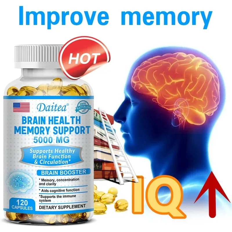 Brain Nootropics - Improves Memory and Focus Benefits The Nervous System Replenishes Energy and IQ Health — image 2