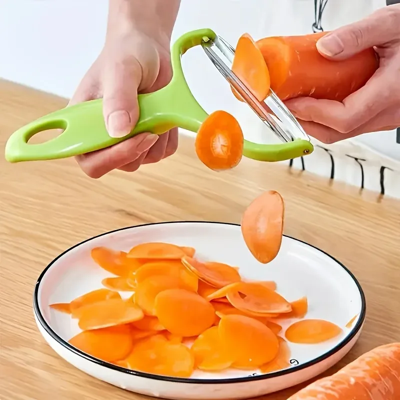 Grand broyeur et trancheur de chou multifonctionnel, coupe-légumes de qualité alimentaire, adapté à la laitue avec éplucheur à lame large, 1 pièce — image 5