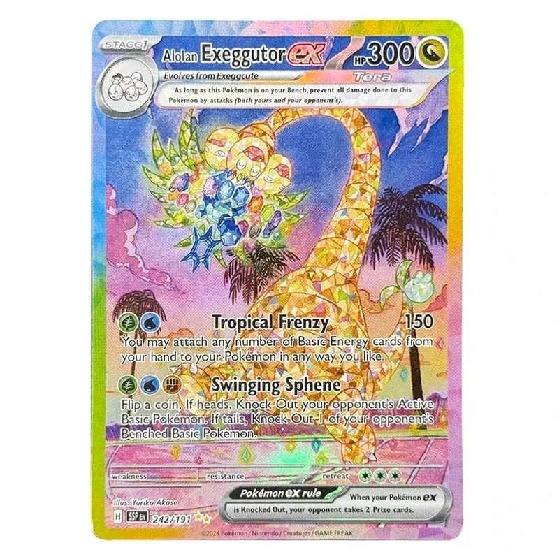PKM English Single Card Surging Sparks Latios Hydreigon Pikachu Milotic Kingdra Game Trading Collection PTCG Proxy Toys Gifts — image 4