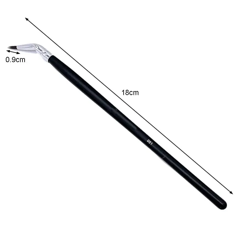1Pc Bent Liner Makeup Brushes Precision Angled Eyeliner Brush Eyeshadow Eye Brow Tool Detalye Eye Liner Precision Cosmetic Tools