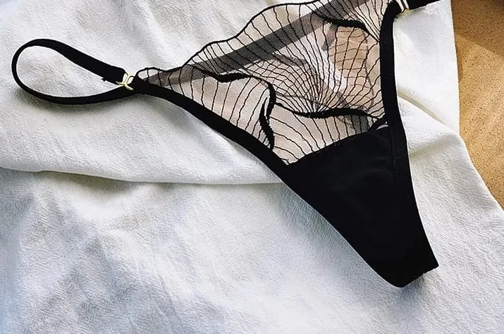 Musim Panas Bahasa Perancis Butang Depan Bralette Pakaian Pantai Ultra Nipis Bernafas Sensual Tanpa Wayar Sokongan Cahaya Set Kecantikan Belakang MOYISU — image 10