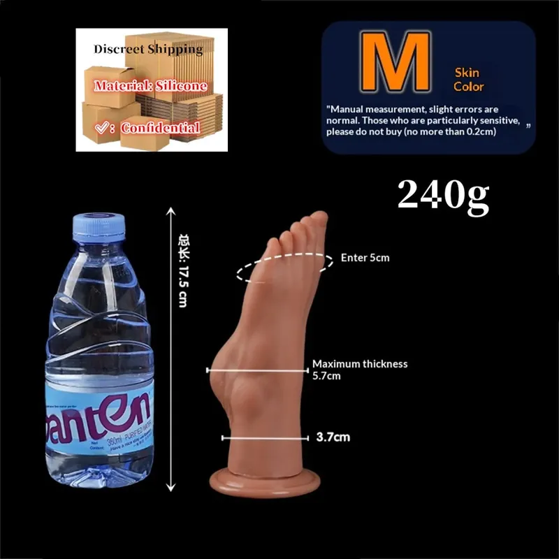 Styl nohou Anální kolík Velký silikonový zadek Hluboká masturbátor Dildo Dildo Stimulátor Anální Dildo Sexuální hračka pro dospělé pro ženy 성인용품 — image 8