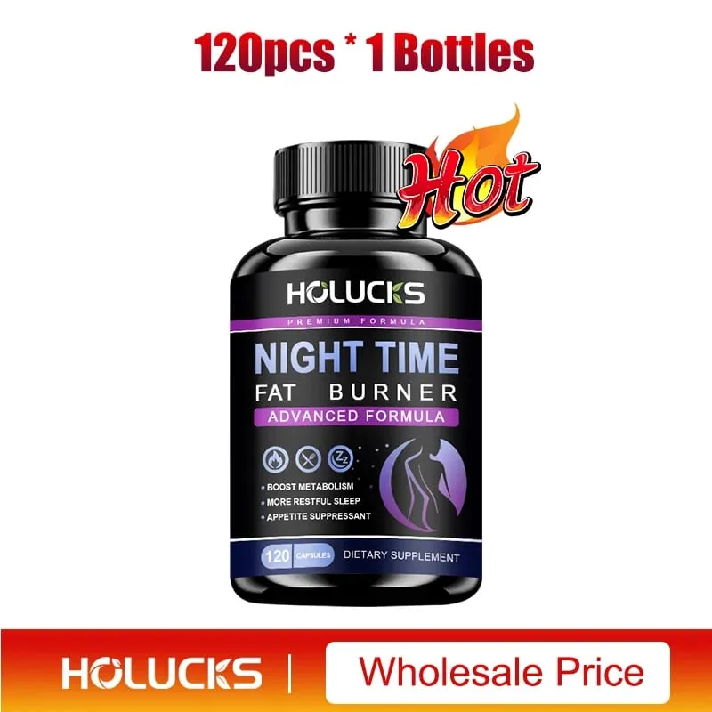 Bruciatore di grasso notturno extra potente Promuove un sonno veloce Aumenta il metabolismo e bilancia il cortisolo Riduce l'appetito notturno — image 8