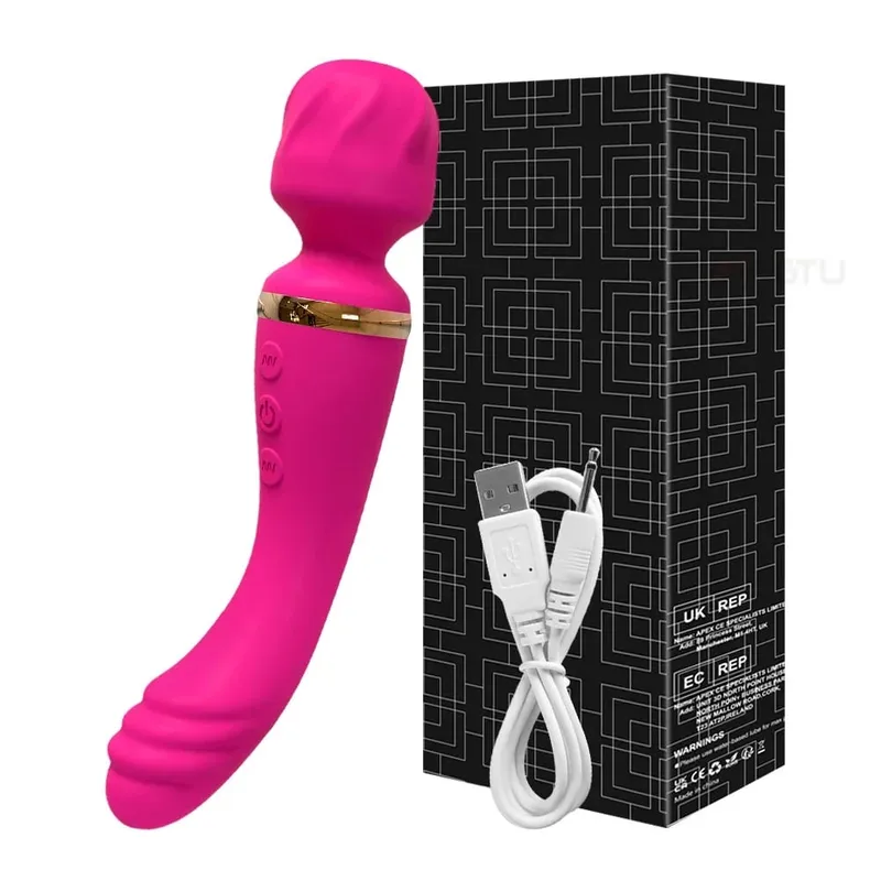AV ที่มีประสิทธิภาพ Vibrator สำหรับผู้หญิงหัวนม G Spot Clitoris Stimulator Magic-Wand Dildo หญิง Masturbation ผู้ใหญ่ของเล่น FAST การ... — image 10