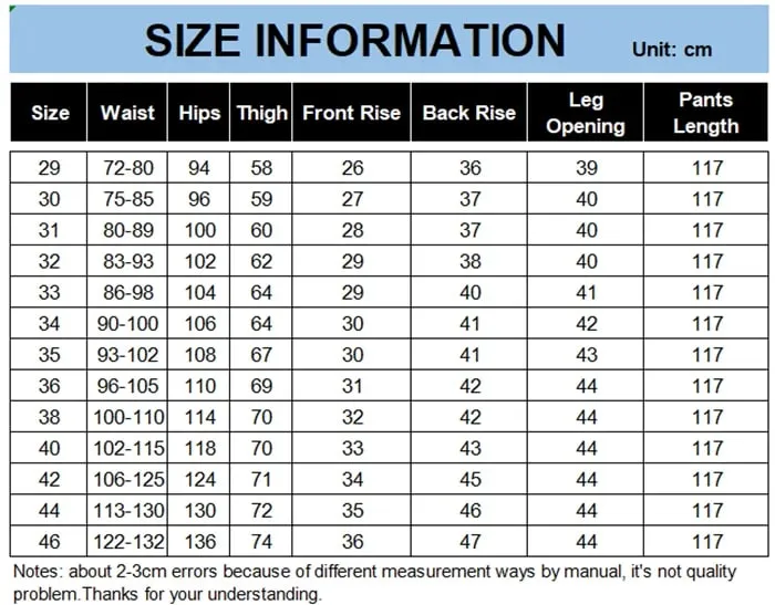Extra Long Pants 117CM Tall Men 195CM Plus Size 42 44 46 Classic Blue Stretched High Waisted Elastic Trousers Denim Slim Jeans — image 8