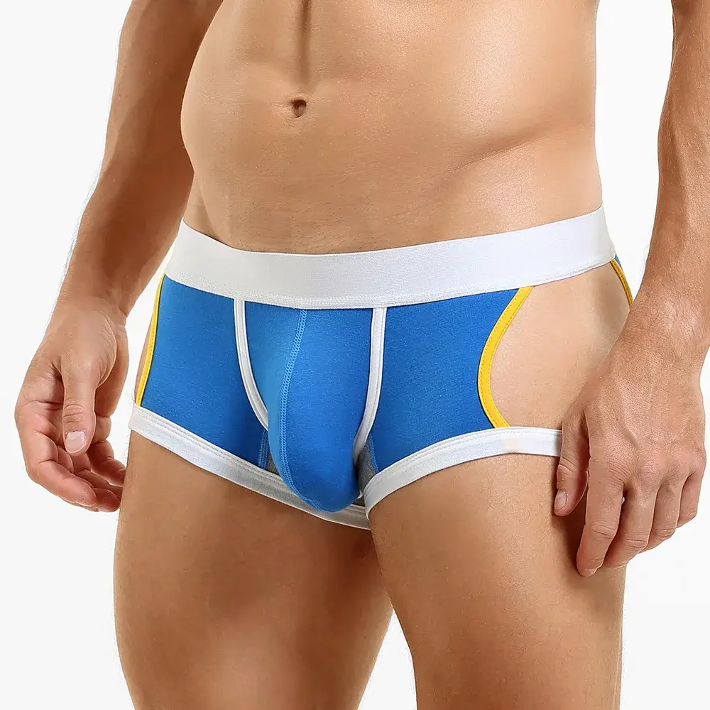 Slip plat taille basse en forme de U pour hommes, sous-vêtements tendance, Design léger, vêtements intérieurs confortables pour hommes — image 7