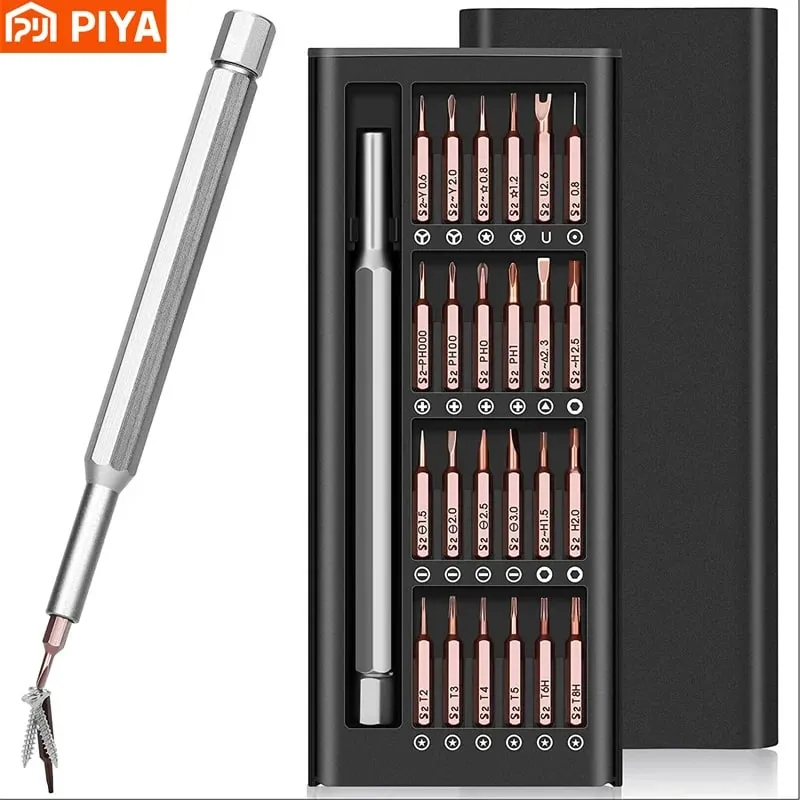 24 Trong 1 Cao Cấp Chính Xác Bộ Tua Vít Nhỏ Bộ Tua Vít Từ Tính Tua Vít Mini Bộ Sửa Chữa Sửa Chữa Điện Tử — image 2