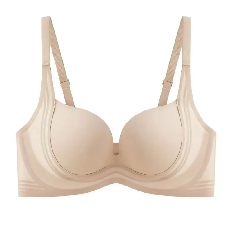 2025 Reggiseno push up senza soluzione di continuità Seno piccolo Raccolta Allargamento Anti-Cedimento Sottile Superiore Fondo spesso Senza ferretto Lingerie per le donne