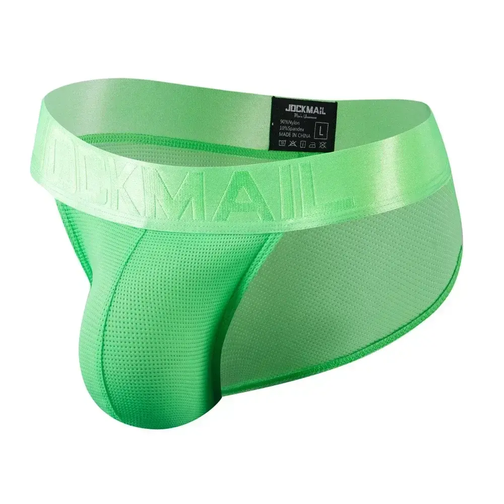 Man's Underwear Briefs Underpants Nylon Mesh Quick Dry Men's Briefs Bikini Slip Men's Tanga Briefs Jockstrap Gay Underwear — image 5