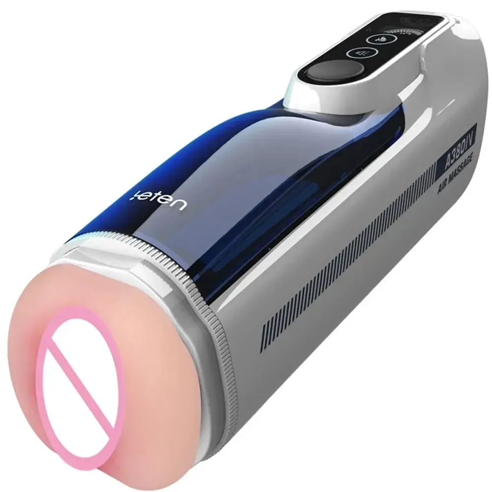 Leten A380 IV ลูกสูบ Telescopic อัตโนมัติชายสำเร็จความใคร่คัพสมาร์ทความร้อนสมจริง Vagainl แขน Sex Machine ใช้งานง่าย — image 3