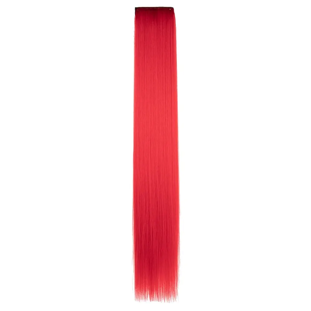 Clip in Hair Extensions Colored Party Highlights 30 inches Multi-colors Straight Hair Synthetic Hairpieces — image 13