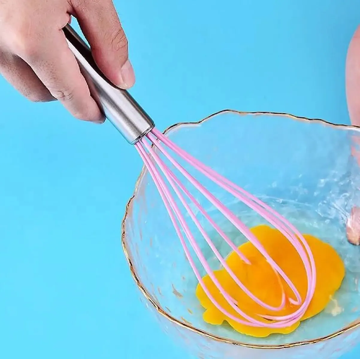 5 Pieces Cooking Utensils Silicone Baking Set Cooking Utensils Rubber Kitchen Utensils Baking Cooking Mixing Tools — image 5