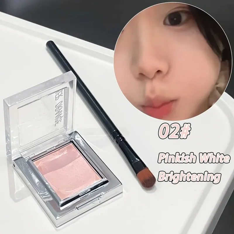 Herorange Misty Matte Cream Blush avec ensemble de pinceaux de maquillage Texture mate à faible saturation éclaircit la peau pour créer des looks de maquillage charmants — image 2