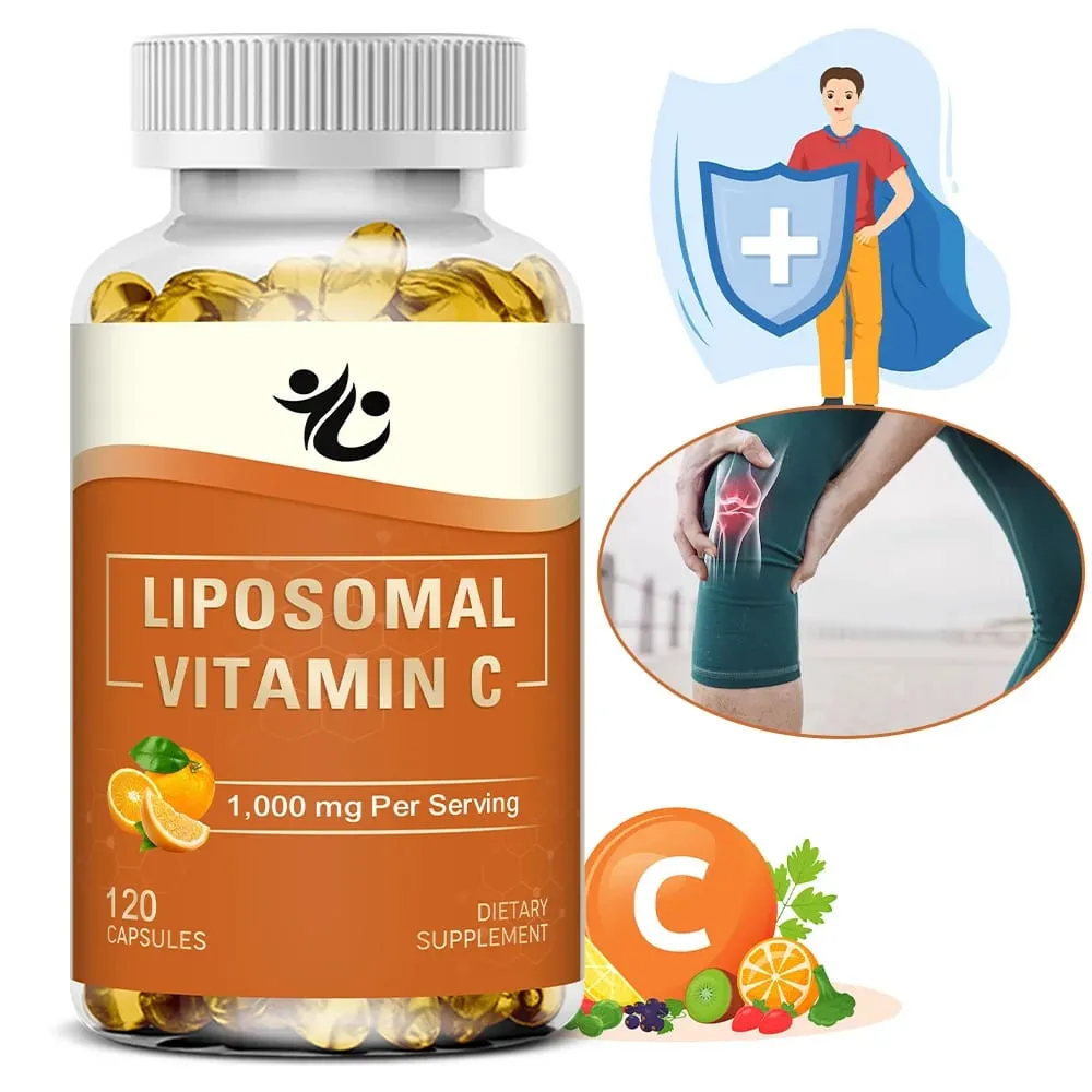 Liposomal Vitamin C 1000mg Kapsul-Menyokong Pengeluaran Kolagen Pertahanan Imun Kulit Keserian Kognitif & Peredaran Darah — image 1