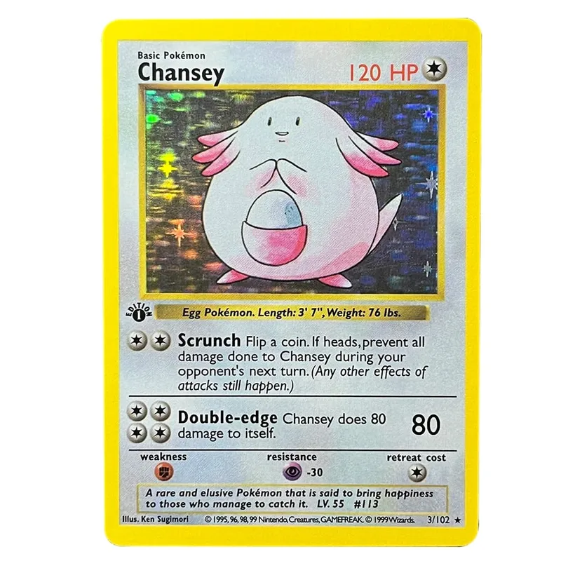 Carte foil PKM Charizard Blastoise Venusaur Alakazam Mewtwo Zapdos Raichu 1996 1a edizione Game Collection Carte proxy PTCG — image 21