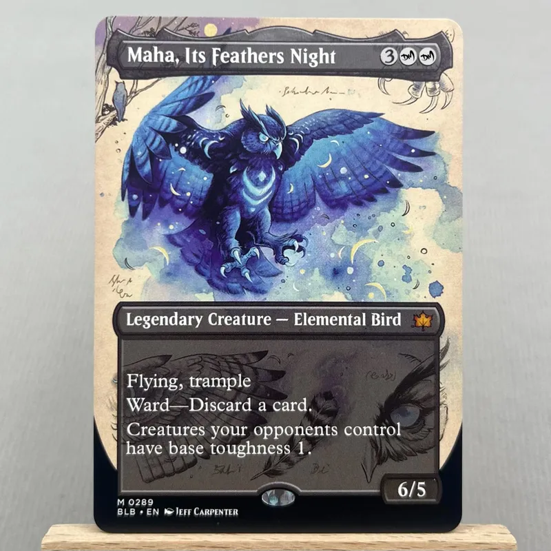 BLB BLC MH3 OTP HOLO7-Ⅰ02 Carte TCG Proxys Three Tree City Ygra Eater of All Maha the Its Feathers Night