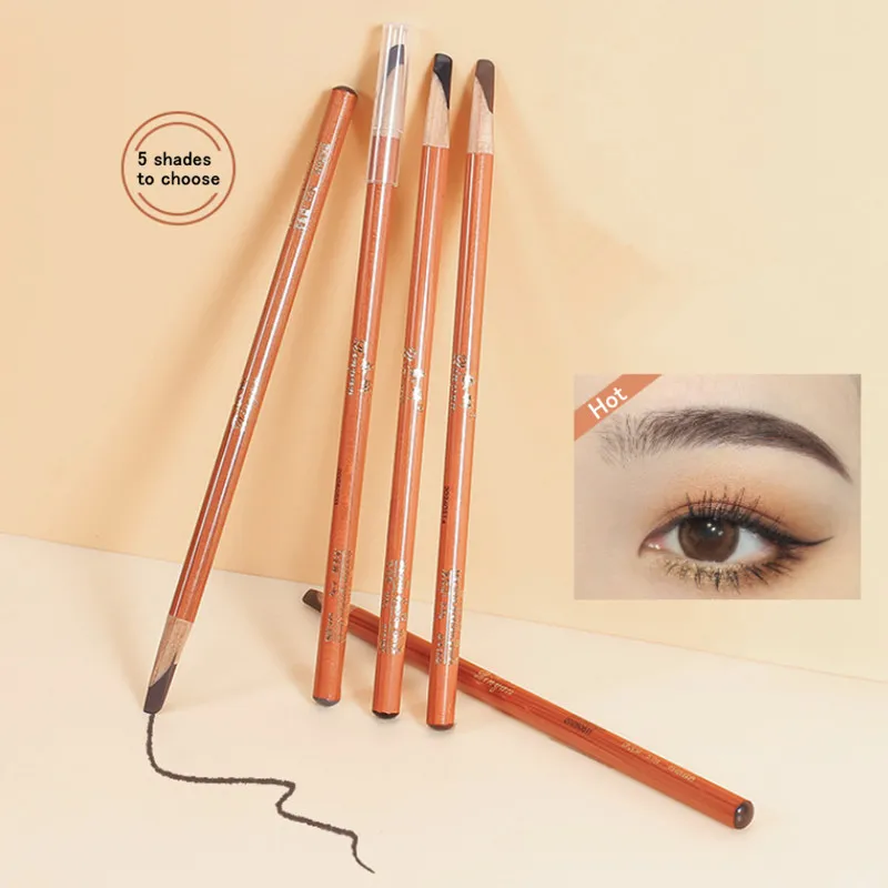 Penna per sopracciglia Duro Microblading Brow Definer Enhancers Matita Impermeabile Facile da applicare Trucco Sopracciglia selvagge naturali Tinta — image 6