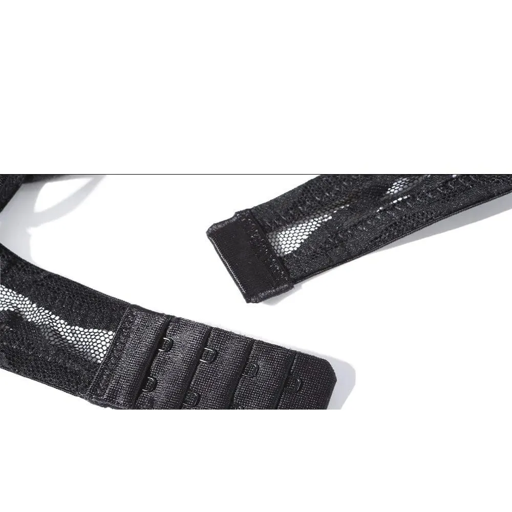 Set Bra Push Up V Dalam untuk Wanita Musim Panas Peningkat Payudara Kecil Mendukung Kontrol Sisi Samping Anti Kendor Setelan Lingerie Seksi Nyaman 32-38 — image 3