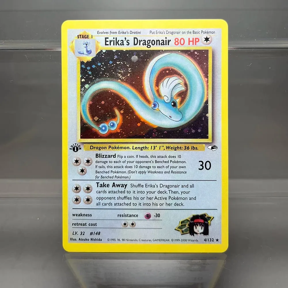 PKM Holographic Single Proxy Cards Lugia Charizard Venusaur Foil Game Collection Cards PTCG Kids Toys — image 4