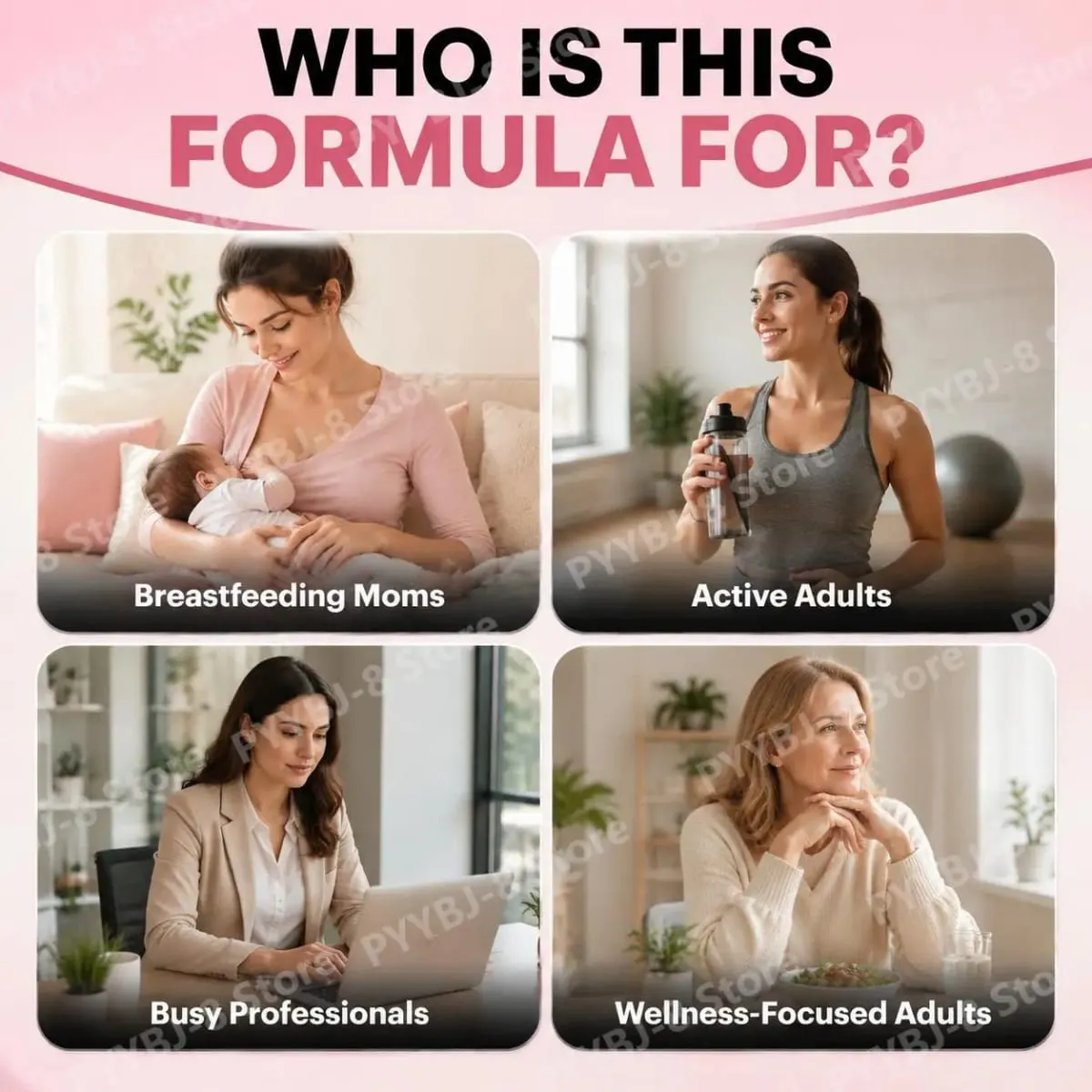 Googeer Lactation Support Gummies พร้อม DHA และ Choline Fenugreek และ Fennel Extract Moringa สำหรับโภชนาการหลังคลอด 60 Gummies — image 4