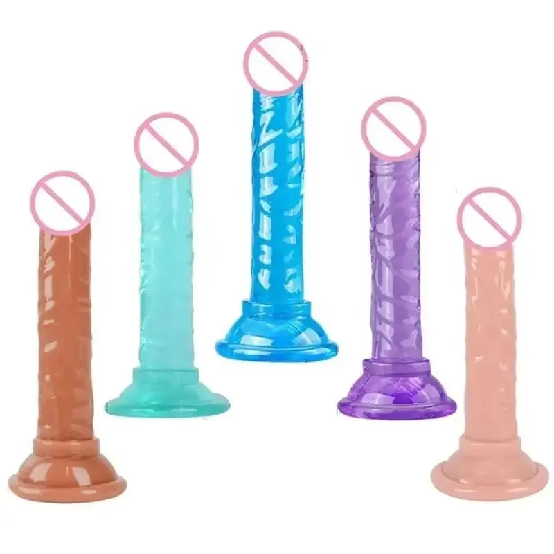 Weiblicher Masturbator, Silikondildo mit Saugnapf, realistische Schwanzeinführung, G-Punkt-Orgasmus, schwuler Anal-Buttplug, BDSM-Sexspielzeug — image 1