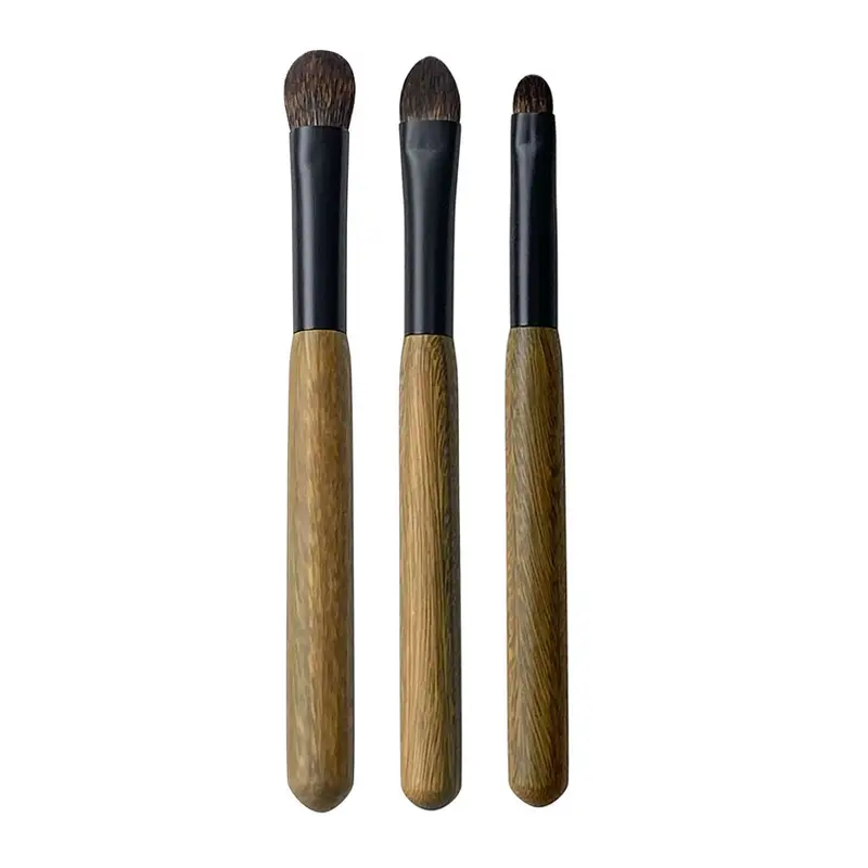 Professional Handmade Makeup Brushes 1PC Soft Squirrel Goat Hair Eye Shadow Blending Brush Green Sandalwood Handle Make Up Brush — image 1