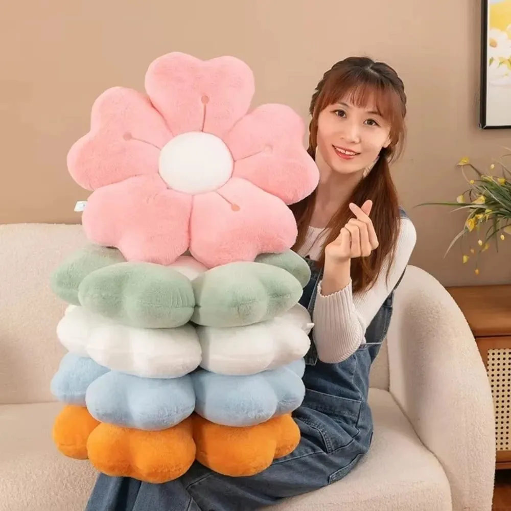 Almohada suave en forma de flor, bonito colchón, cómodo cojín decorativo para sofá, cojín para el suelo, cojín para silla, regalo — image 3