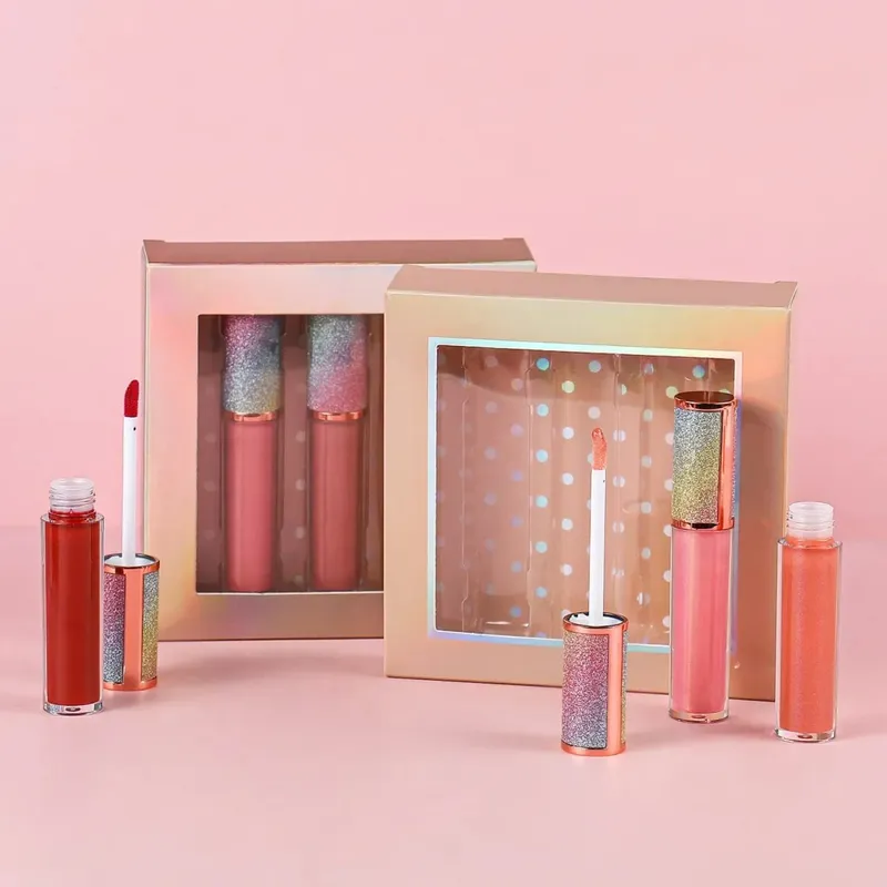 Private Label Lipgloss Vegan Makeup Sets Lip Make Up Kit Wholesale High Quality Custom Logo