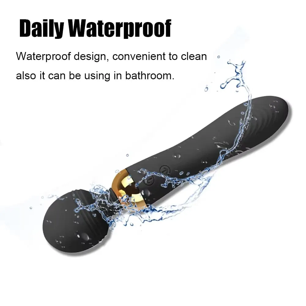 Bacchetta magica 2 vibratori motore per le donne capezzolo stimolatore clitoride vaginale spina anale grosso dildo masturbatore femminile giocattoli del sesso uomini erotici — image 6