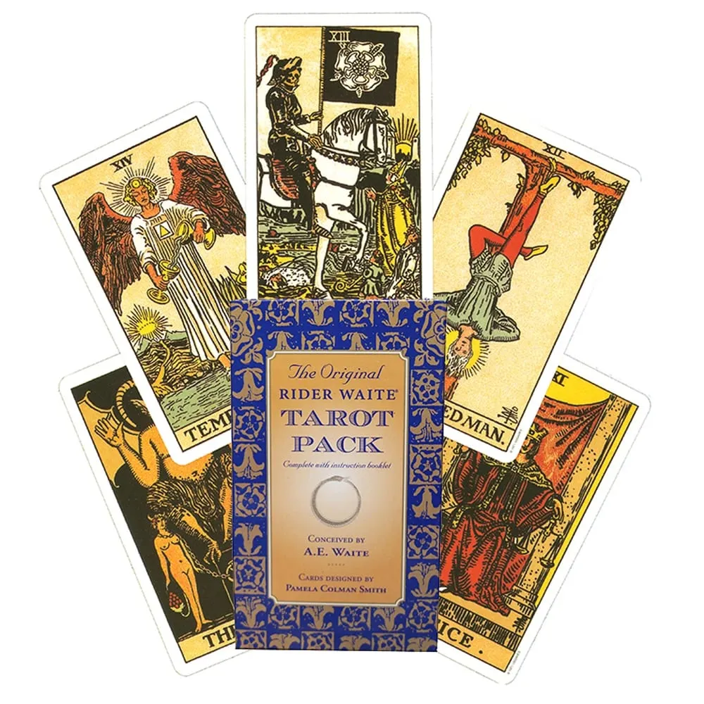 10.3*6cm Kad Tarot Rider Waite Asal 78 Keping untuk Edisi Klasik Pemula — image 2