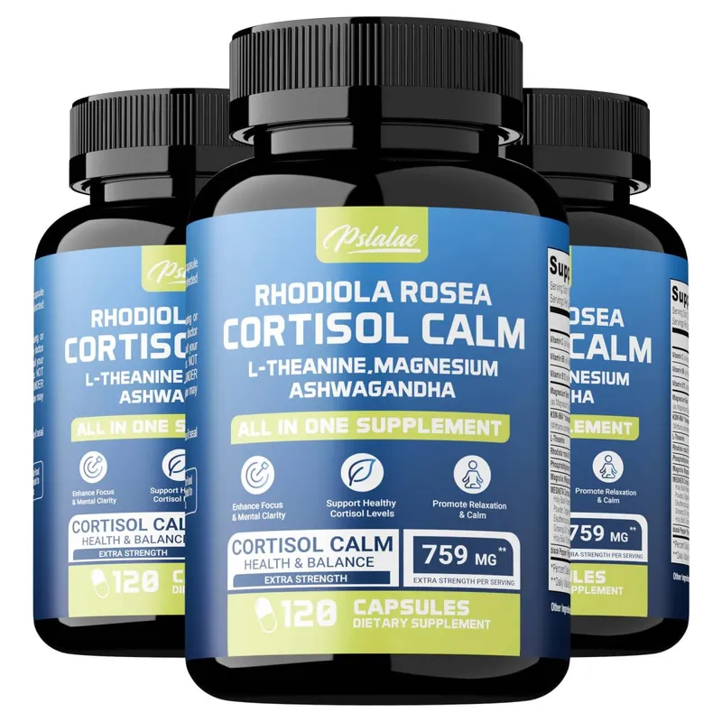 16-in-1 Super Calm Cortisol Manager Supplement - Verbetert de focus en mentale helderheid Verlicht vermoeidheid voor dames en heren — image 11