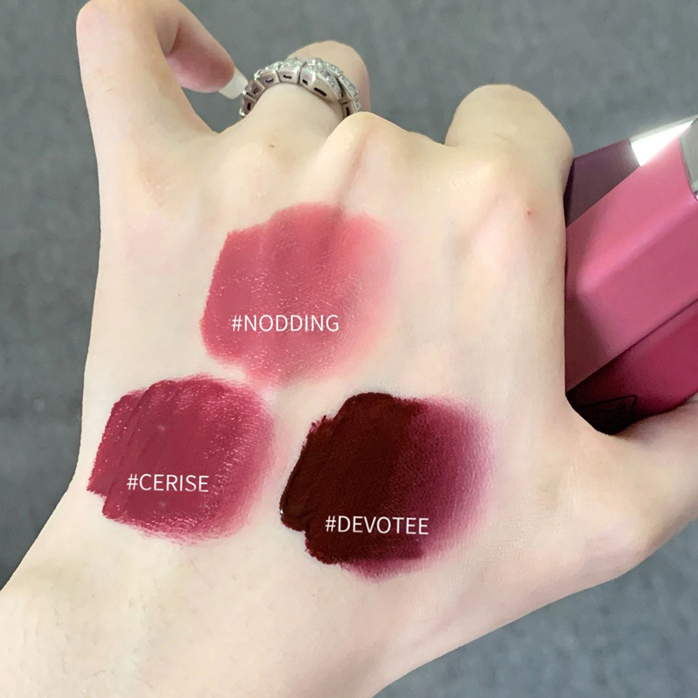 Cappuvini Matte Velvet Lip Glaze Hydratační hladká dlouhotrvající rtěnka Makeup Lesk na rty — image 3