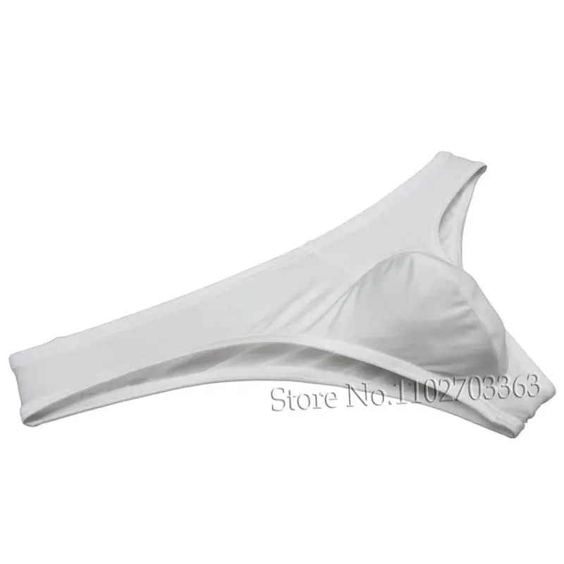 Cuecas de biquíni masculinas, cuecas triangulares, franzir as costas, micro cuecas elásticas brilhantes, verão, cintura baixa, praia, sexy, sedoso e suave — image 18
