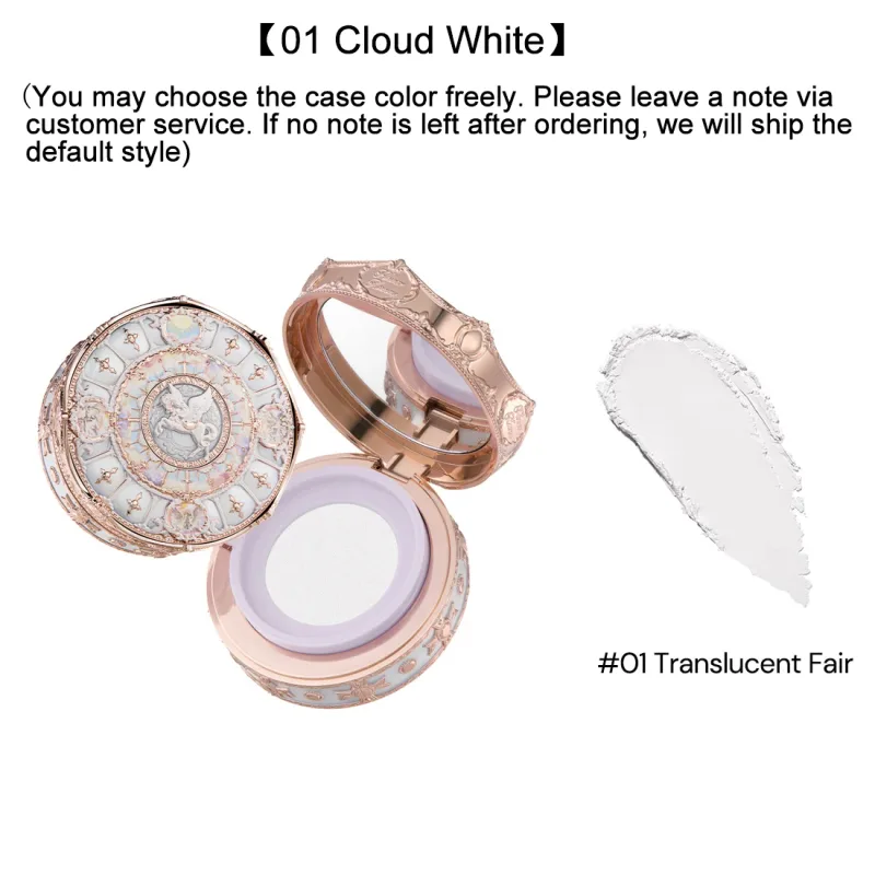 Flower Knows Knight Unicorn Set trucco Ombretto Blush Rossetto Cipria in polvere Kit di bellezza Fantasy Princess a lunga durata Cosmetici — image 6