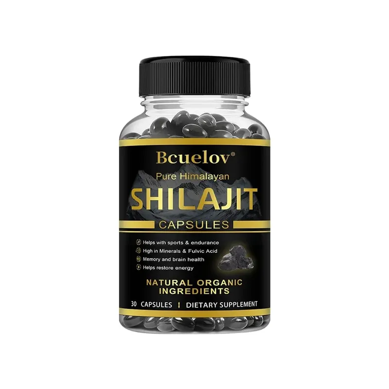 Shilajit Original Shilajits Capsule Suplemen Mineral Kemurnian Tinggi dengan 85+Trace Mineral Meningkatkan Energi & Menahan Stres — image 8