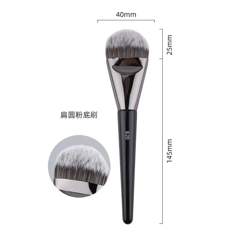 2pcs Foundation Makeup Brushes Liquid Foundation Base Make up Brush Angled Flat sided Detail Face Essential Beauty tools 854 820 — image 4