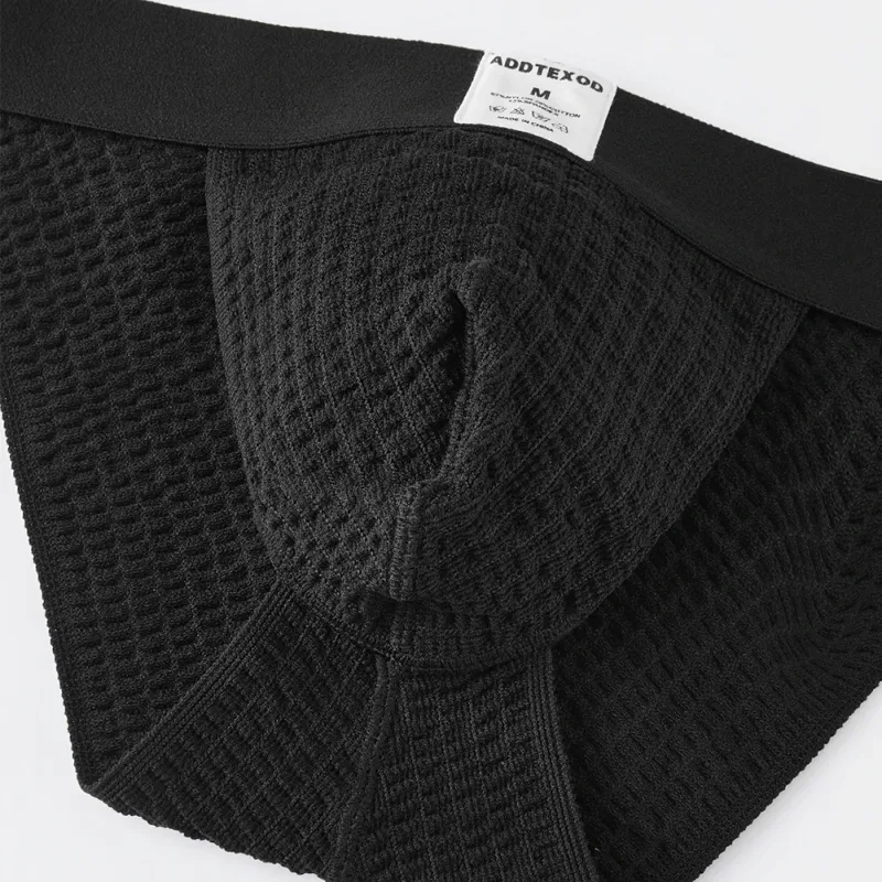 Uomo Maglia tessuta Forcella alta Slip Biancheria intima per adulti Traspirante U Pouch Elastico Morbido G-String Perizoma Mutandine unisex Mutande da uomo — image 2