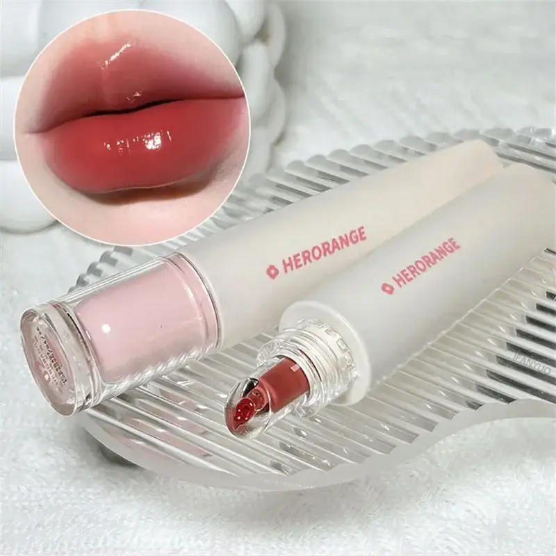 Kristall Gelee Lip Gloss Spiegel Wasser Flüssigkeit Lippenstift Feuchtigkeitsspendende Langlebig Sexy Lip Plumper Lip Tint Make-Up Koreanische Kosmetik — image 2