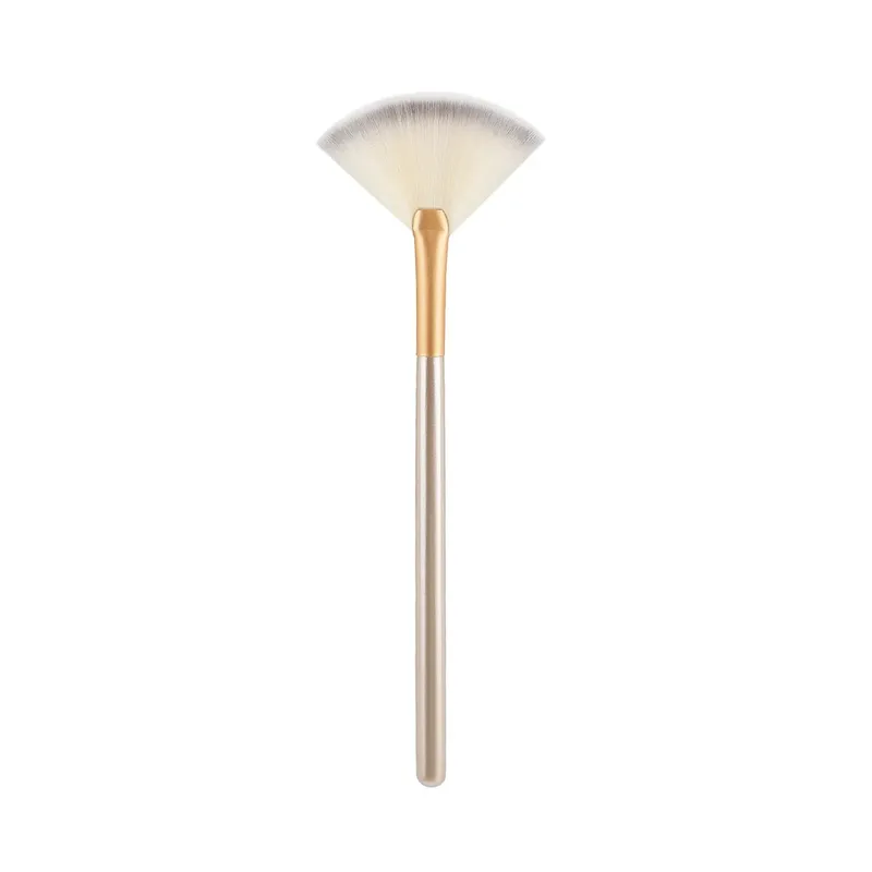 New Practical Facial Brushes Fan Makeup Brushes Soft Portable Mask Brushes Cosmetic Tools for Ladies Girls Nail Charm Beaut — image 10