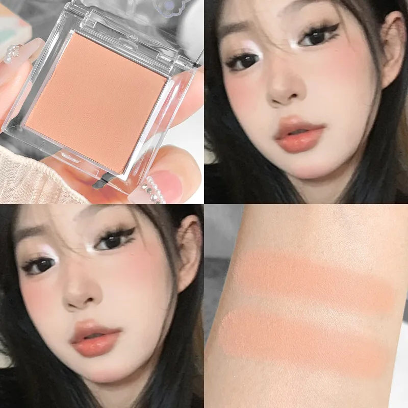 Hvid øjenskyggepalet Mat Shimmer Highlighter Vandtæt Langtidsholdbar oplysende øjenmakeup til skæring af krøller — image 8